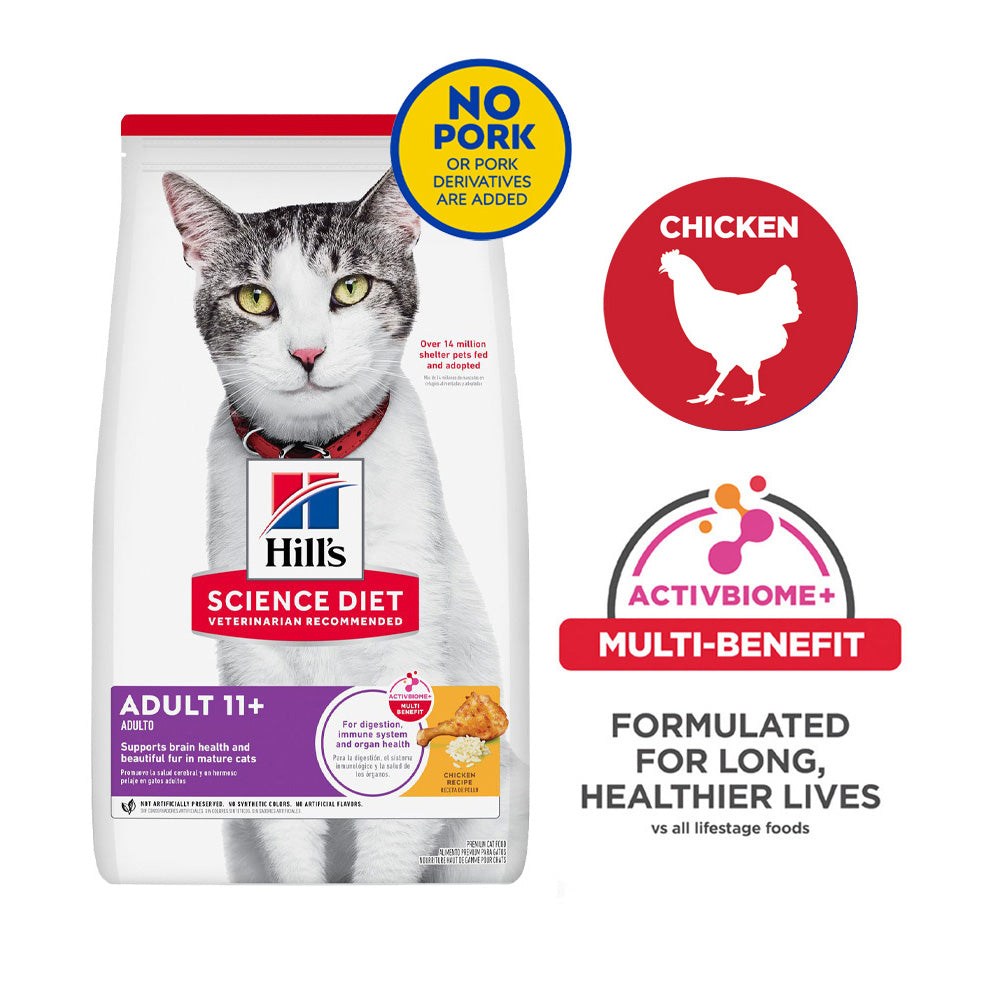 Kucing Hills Senior Cat Indoor Advantage Best Cat Food For Aging