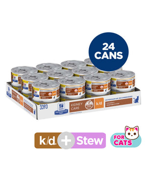 Hill's Prescription Diet k/d Chicken & Vegetable Stew Cat Food 2.9oz