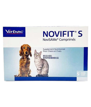 Virbac NOVIFIT ® S Cognitive Health Supplement Tablets for Small Dogs and Cats 0-22lb (10kg)