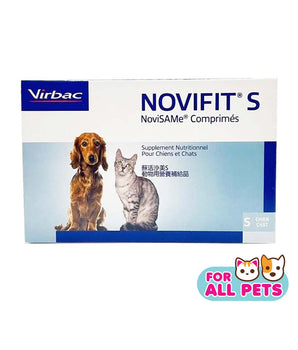 Virbac NOVIFIT ® S Cognitive Health Supplement Tablets for Small Dogs and Cats 0-22lb (10kg)