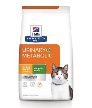Hill's Prescription Diet c/d Multicare + Metabolic Weight Chicken Flavor Dry Cat Food 6.35lbs