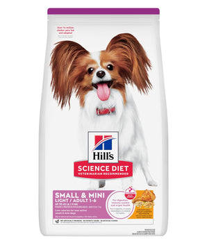 Hill's Science Diet Adult Light Small & Mini with Chicken Meal & Barley Dog Food 1.5kg