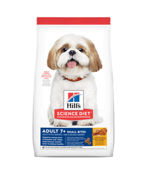 Hill's Science Diet Adult 7+ Small Bites Chicken Meal, Barley & Rice Recipe Dog Food