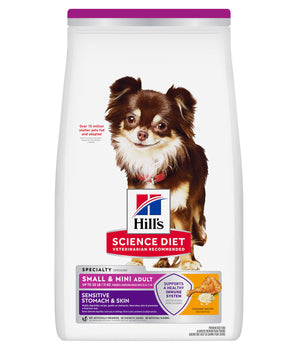 Hill's Science Diet Adult Sensitive Stomach & Skin Small & Mini Chicken Recipe Dog Food 4lbs