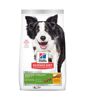 Hill's Science Diet Adult 7+ Senior Vitality Chicken & Rice Recipe Dog Food