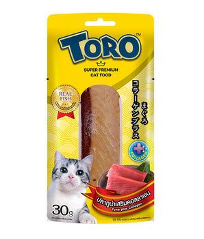 [BUY ANY 5 FOR $10] Toro Cat treats Tuna Fillet Plus Collagen 30g