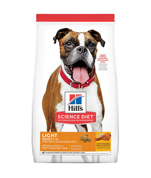 Hill's Science Diet Adult Light with Chicken Meal & Barley Dog Food 15kg