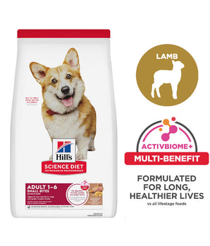 Hill's Science Diet Adult Small Bites Lamb Meal & Brown Rice Recipe Dog Food