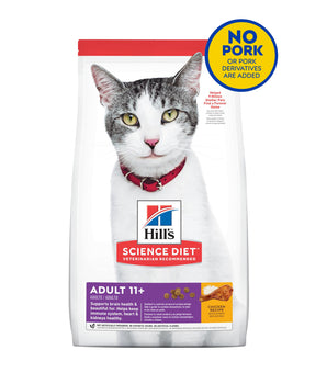 Hill's Science Diet Adult 11+ Chicken Recipe Cat Food 3.5lbs