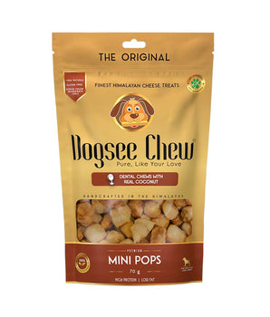[ANY 3 FOR $24] Dogsee Chew Coconut Mini Pops Mini bite-sized Dog Training Treats 70g