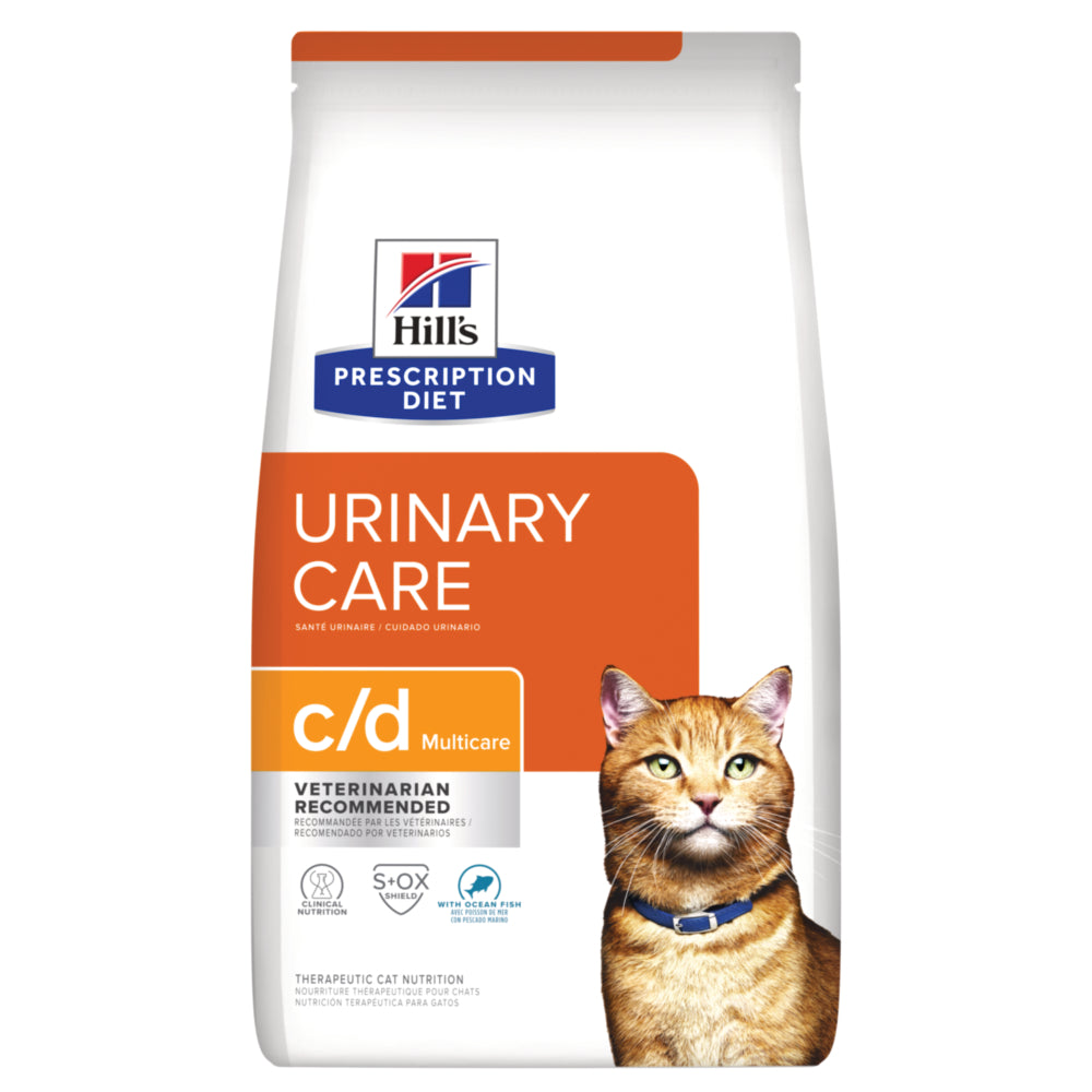 Hill's Prescription Diet c/d Multicare Urinary Care with Ocean Fish Dry Cat Food 4lb