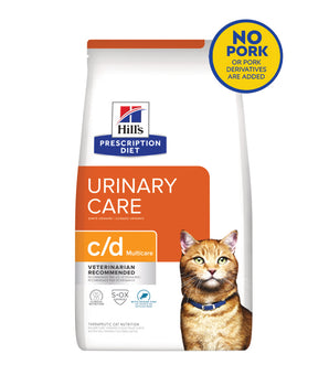 Hill's Prescription Diet c/d Multicare Urinary Care with Ocean Fish Dry Cat Food 4lb