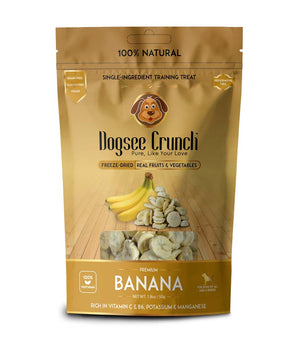 [ANY 3 FOR $9.80] Dogsee Crunch Freeze-Dried Banana Dog Treats 15g
