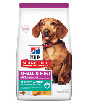 Hill's Science Diet Adult Perfect Weight Small & Mini Chicken Recipe Dog Food 4lbs