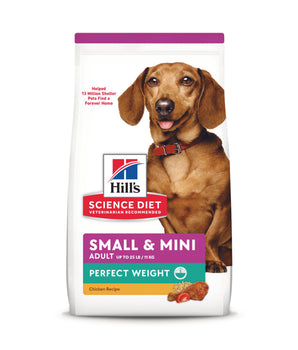 Hill's Science Diet Adult Perfect Weight Small & Mini Chicken Recipe Dog Food 4lbs