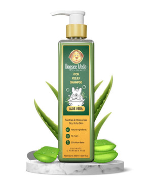 [BUY 1 FREE 1] Dogsee Veda Aloe Vera Itch Relief Dog Shampoo 400ml