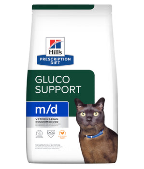 Hill's Prescription Diet m/d GlucoSupport with Chicken Cat Food 4lbs