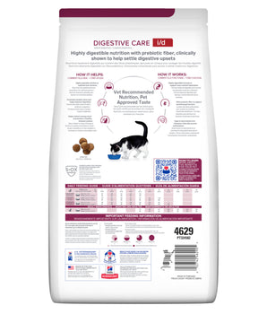 Hill's Prescription Diet i/d with Chicken Cat Food 4lbs
