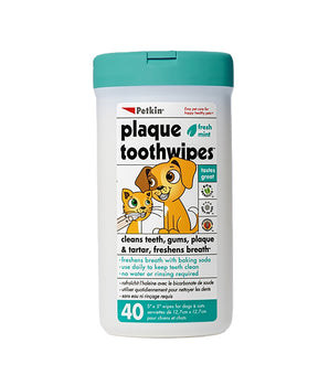 [2 FOR $28] Petkin Toothwipes 40ct