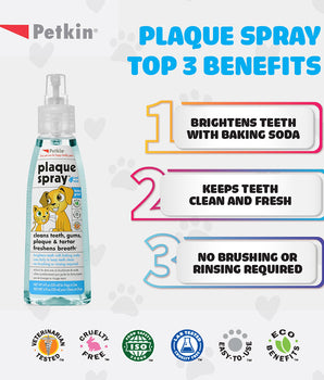 [ANY 2 FOR $28] Petkin Plaque Spray 4oz