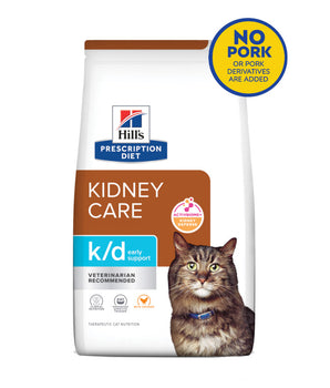 Hill's Prescription Diet k/d Early Support with Chicken Cat Food 4lbs