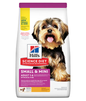 Hill's Science Diet Adult Small & Mini Chicken & Brown Rice Recipe Dog Food