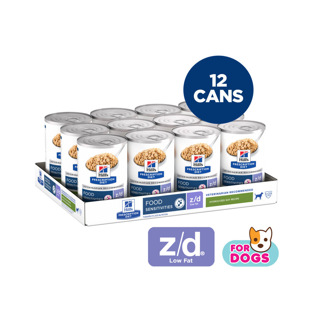 Hill's Prescription Diet z/d Low Fat Hydrolyzed Soy Recipe Wet Dog Food