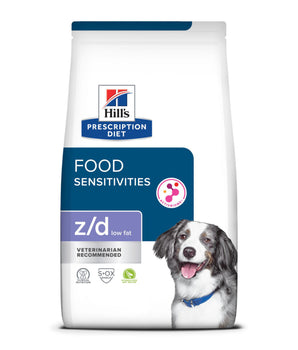 Hill's Prescription Diet z/d Low Fat Hydrolyzed Soy Recipe Dry Dog Food 8lbs