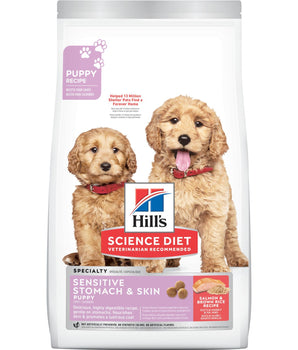Hill's Science Diet Puppy Sensitive Stomach & Skin Salmon & Brown Rice Recipe 4lbs