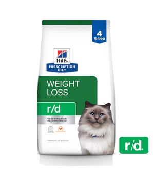 Hill's Prescription Diet r/d Chicken Flavor Cat Food 4lbs