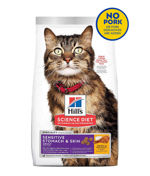 Hill's Science Diet Adult Sensitive Stomach & Skin Cat Food
