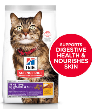 Hill's Science Diet Adult Sensitive Stomach & Skin Cat Food