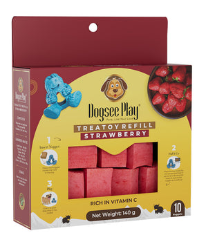 Dogsee Play Treatoy Refill Pack Strawberry 140g