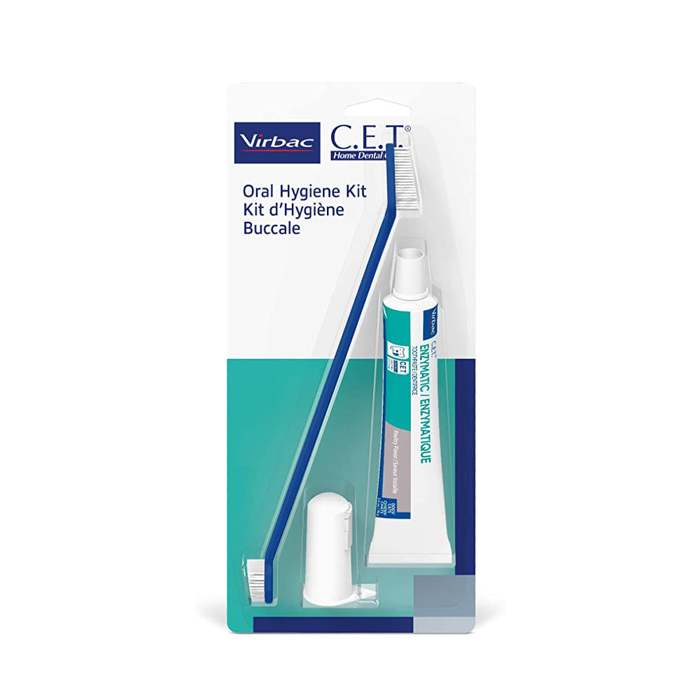 Cet Sample Toothpaste Virbac C.E.T. Oral Hygiene Kit With Toothpaste,Toothbrush & Fingerbrus ...