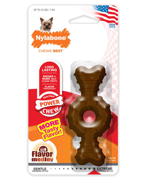 [ANY 3 AT 20%OFF] Nylabone Power Chew Ring Bone Dog Chew Toy Petite