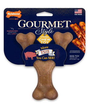 [ANY 3 AT 20%OFF] Nylabone Gourmet Style Strong Chew Dog Chew Toy Regular