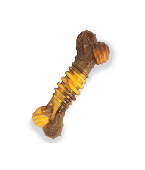 [ANY 3 AT 20%OFF] Nylabone Flavor Frenzy Power Chew Philly Cheesesteak Flavor Durable Dog Chew Toy Regular / Wolf