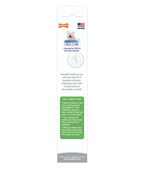 [ANY 3 AT 20%OFF] Nylabone Advanced Oral Care Natural Toothpaste Peanut Flavor For Dogs 2.5oz