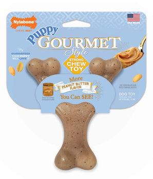 [ANY 3 AT 20%OFF] Nylabone Gourmet Style Strong Wishbone Puppy Chew Toy