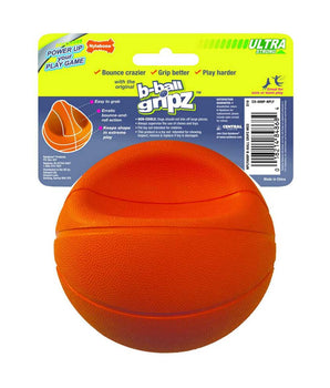 [ANY 3 AT 20%OFF] Nylabone Power Play Dog Basketball B-Ball Gripz