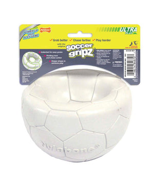 [ANY 3 AT 20%OFF] Nylabone Power Play Gripz Dog Soccer Ball Toy