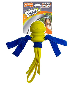 [ANY 3 AT 20%OFF] Nylabone Power Play Fling-a-Bounce Interactive Toy