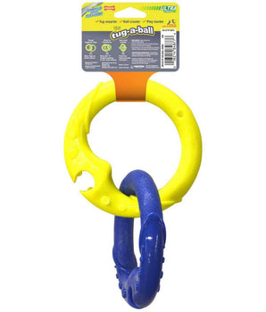 [ANY 3 AT 20%OFF] Nylabone Power Play Tug-a-Ball 2-in1 Ball and Tug Toy for Dogs