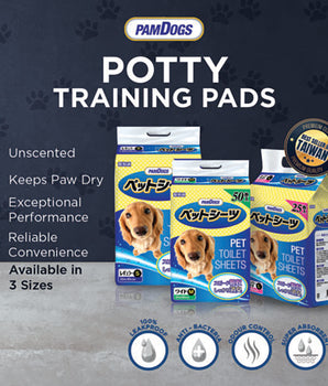 [BUY 2 FOR $25] PamDogs Unscented Training Potty Pad Large